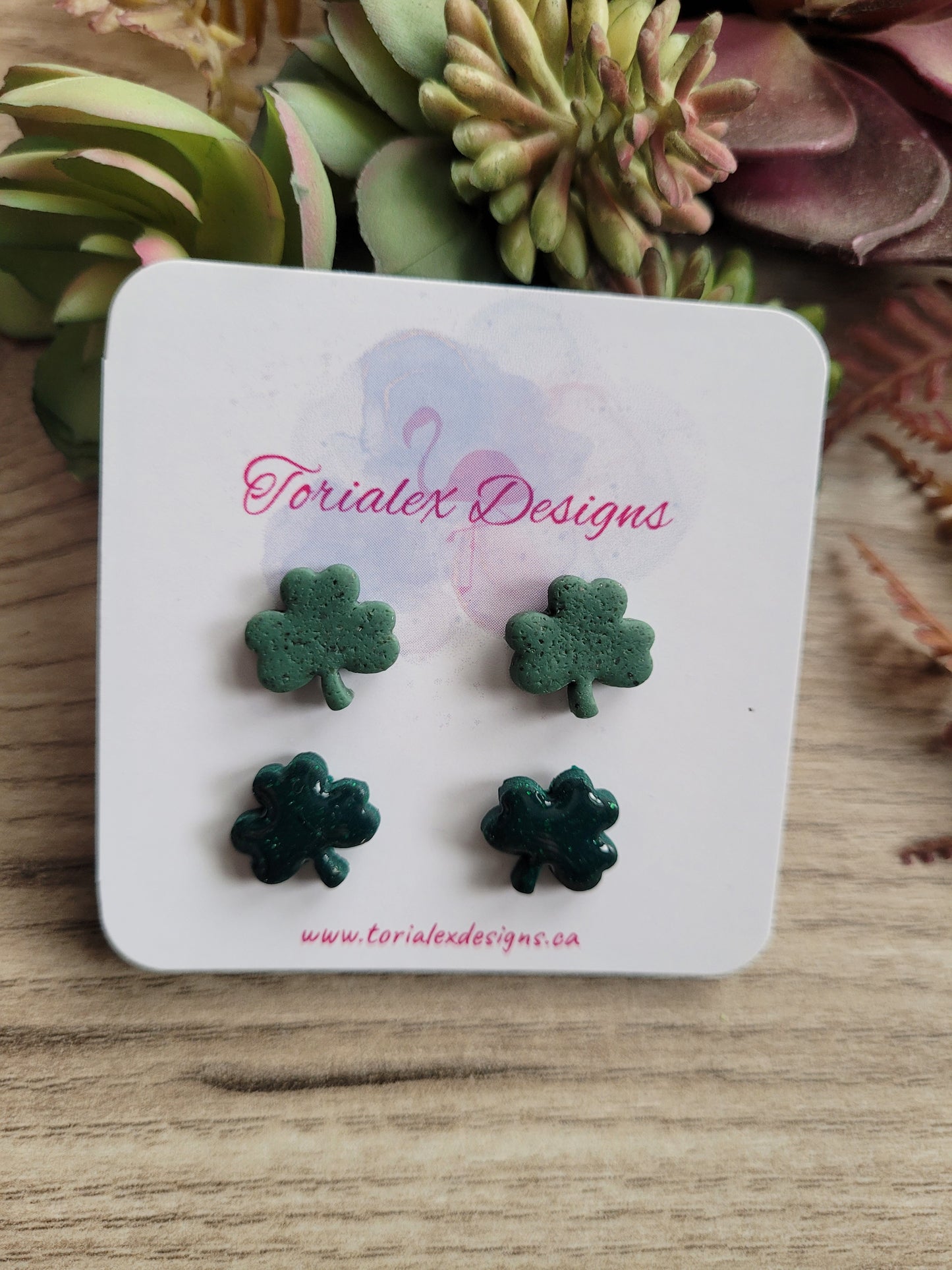 The Shamrock stud set