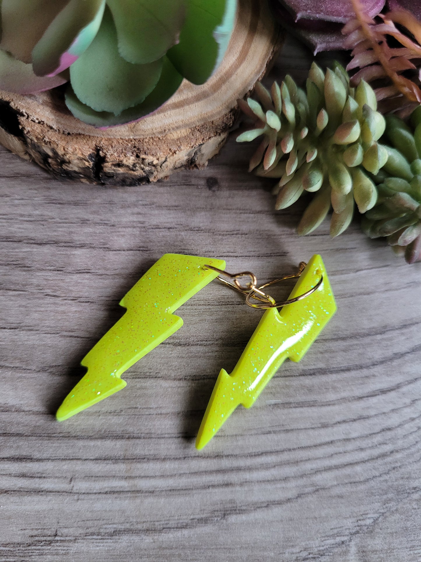 Neon Yellow Bolt