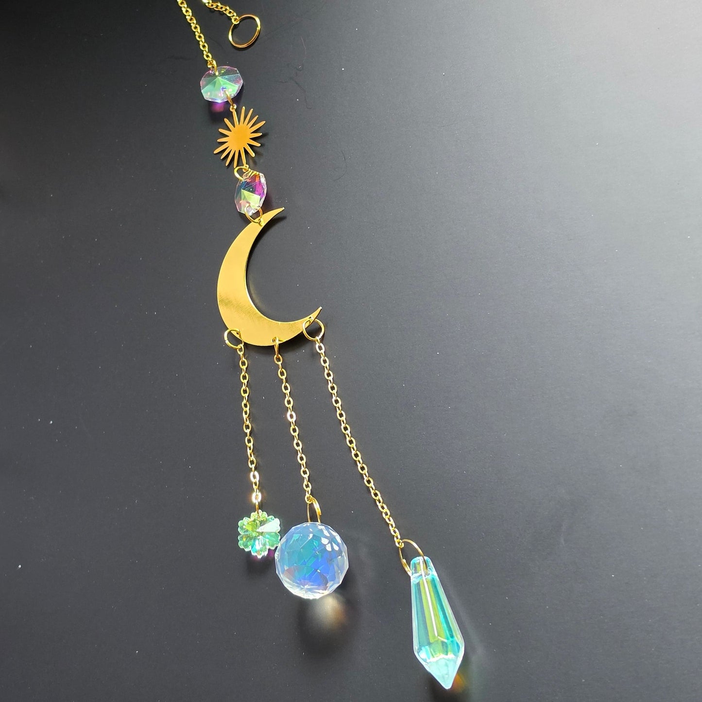 Moon Tripple Suncatcher