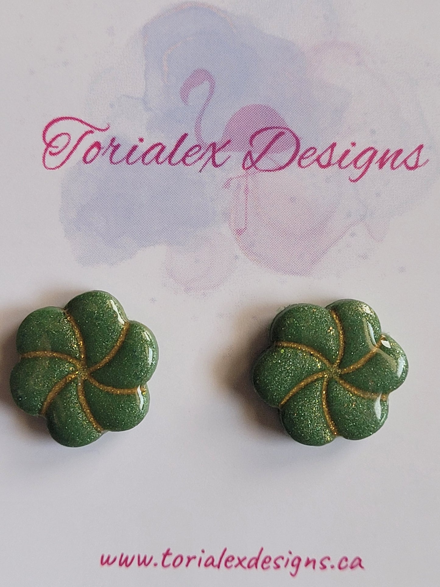 Envy Spiral studs