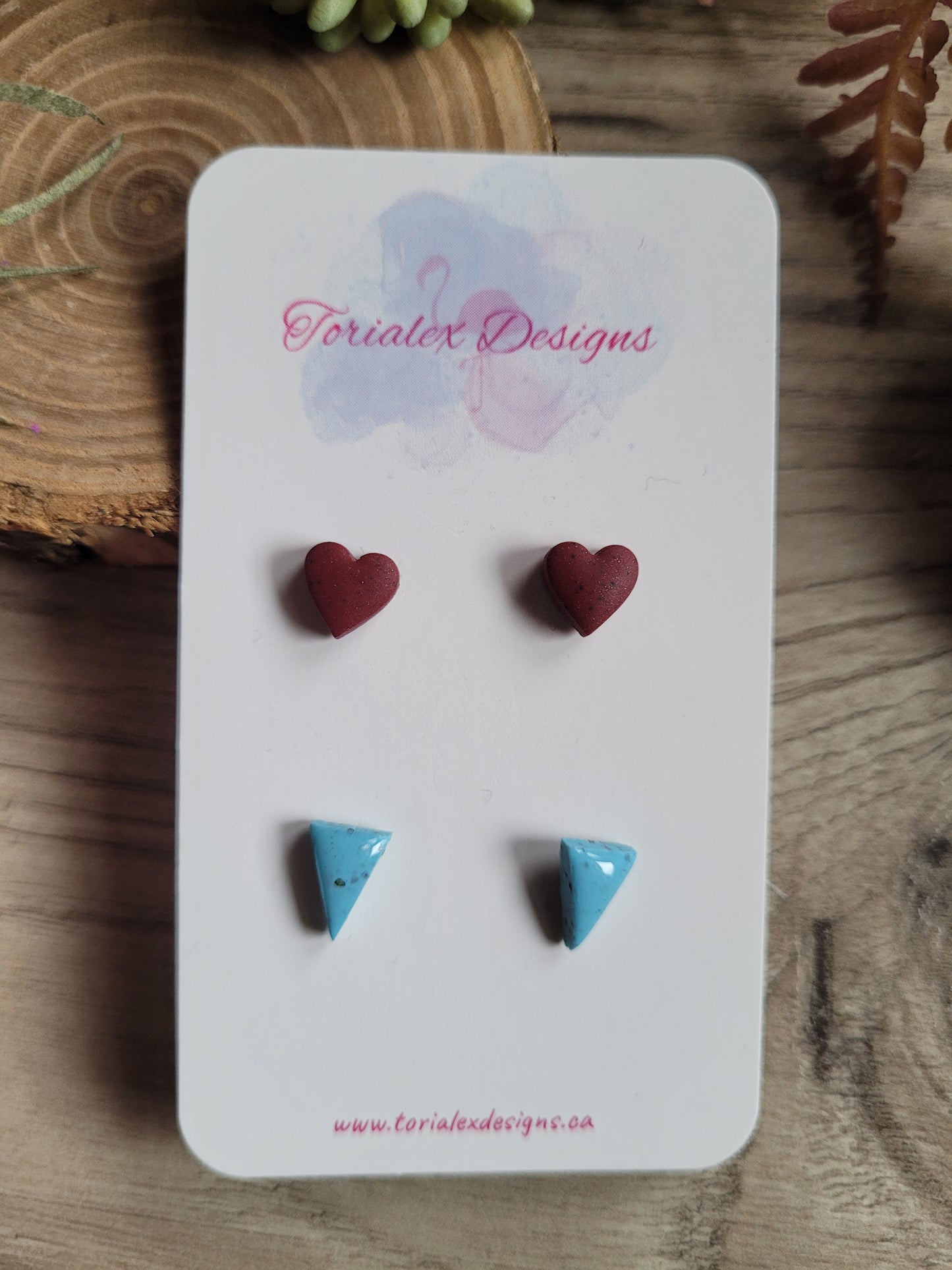 Beauty and the Beat stud set