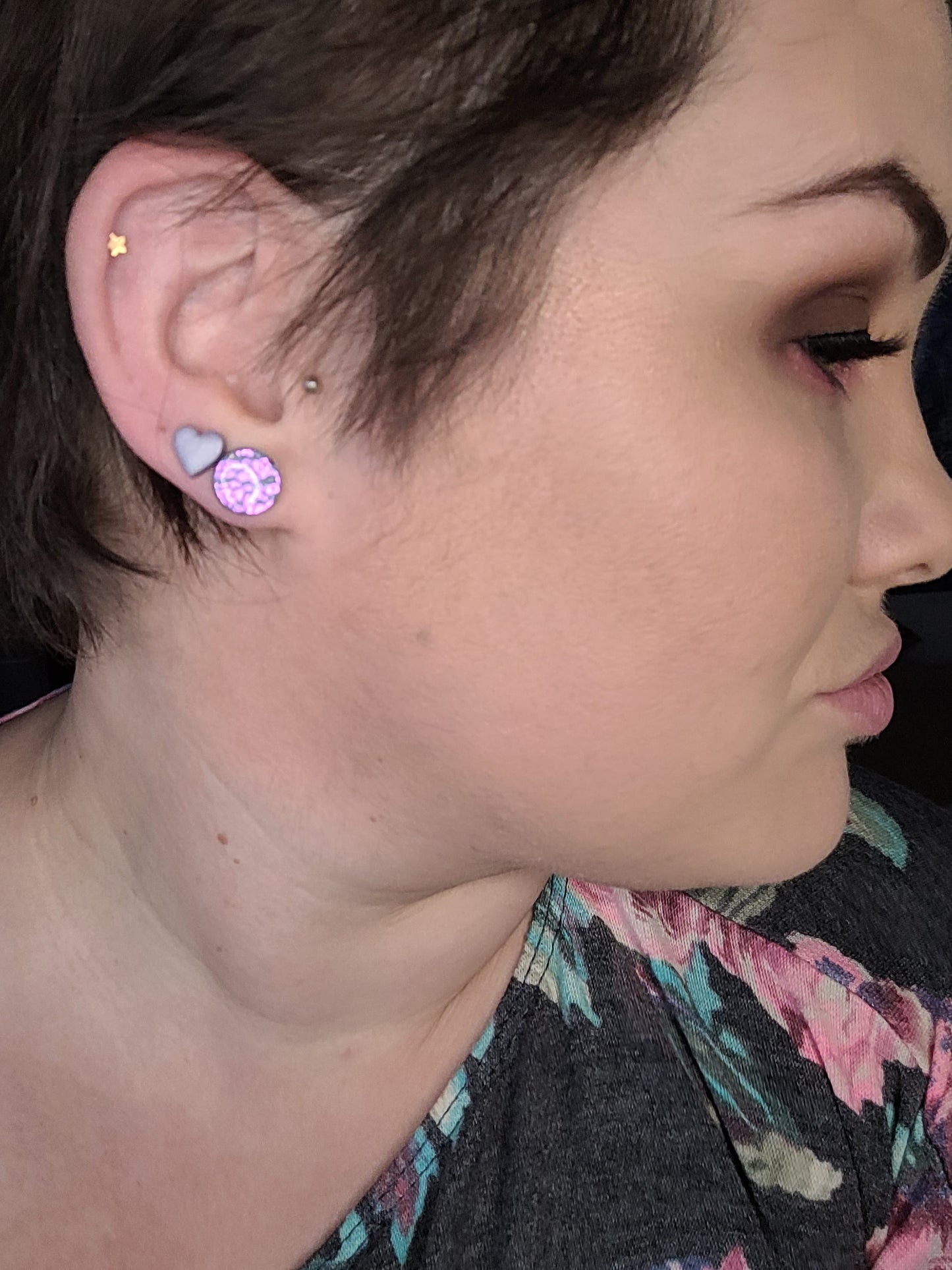 PURPLE STUD SET
