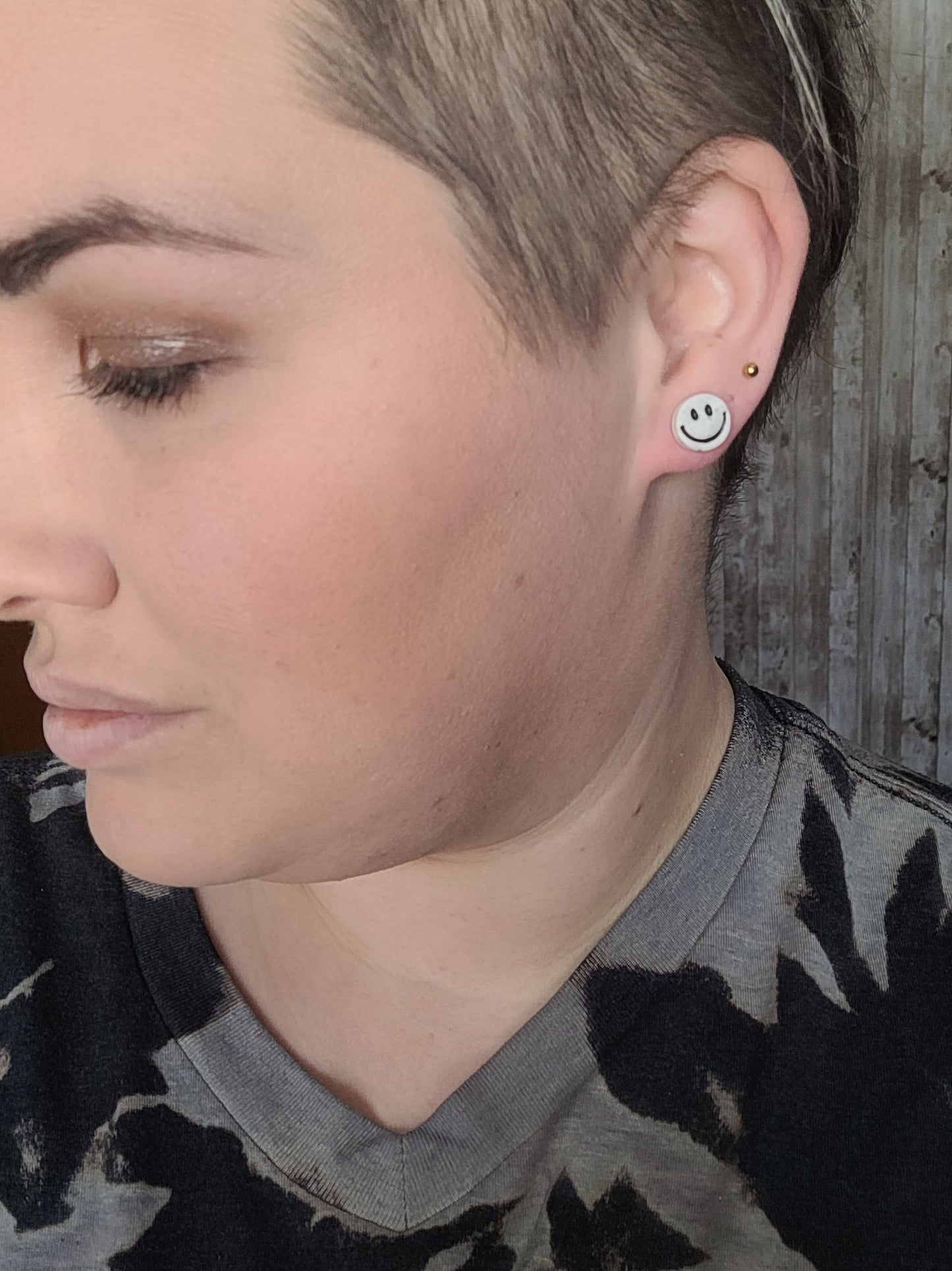 Smiley studs