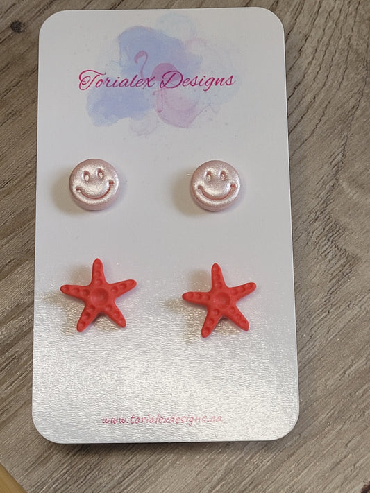 Smiley Starfish set