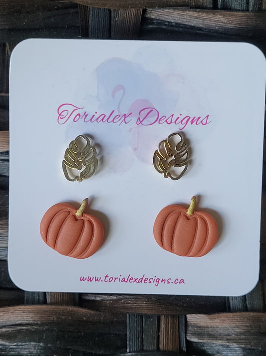 Pumpkin Stud Set