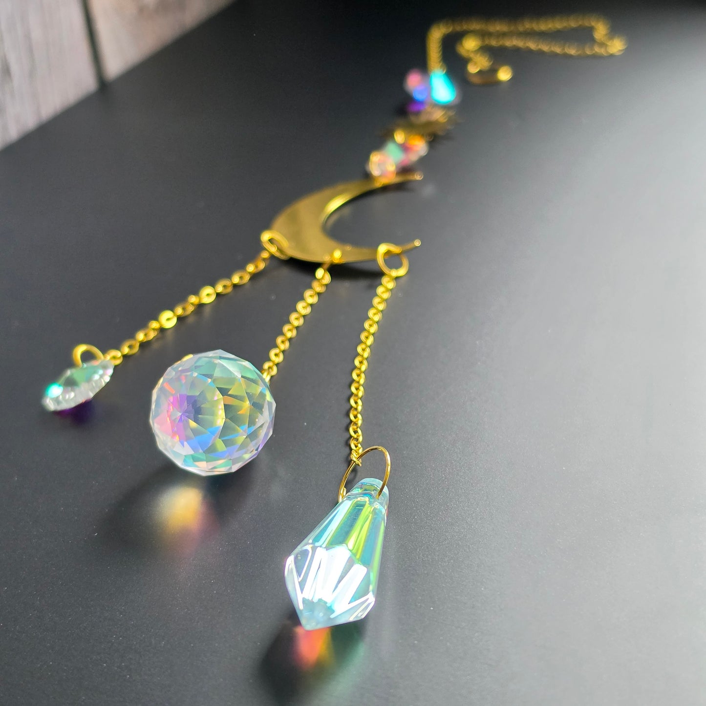 Moon Tripple Suncatcher