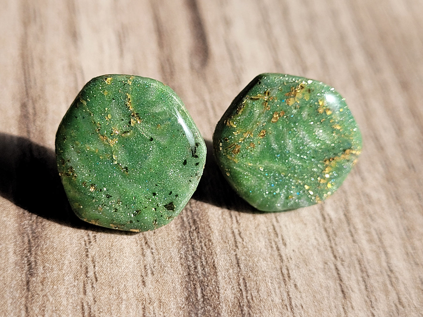 Green Envy studs