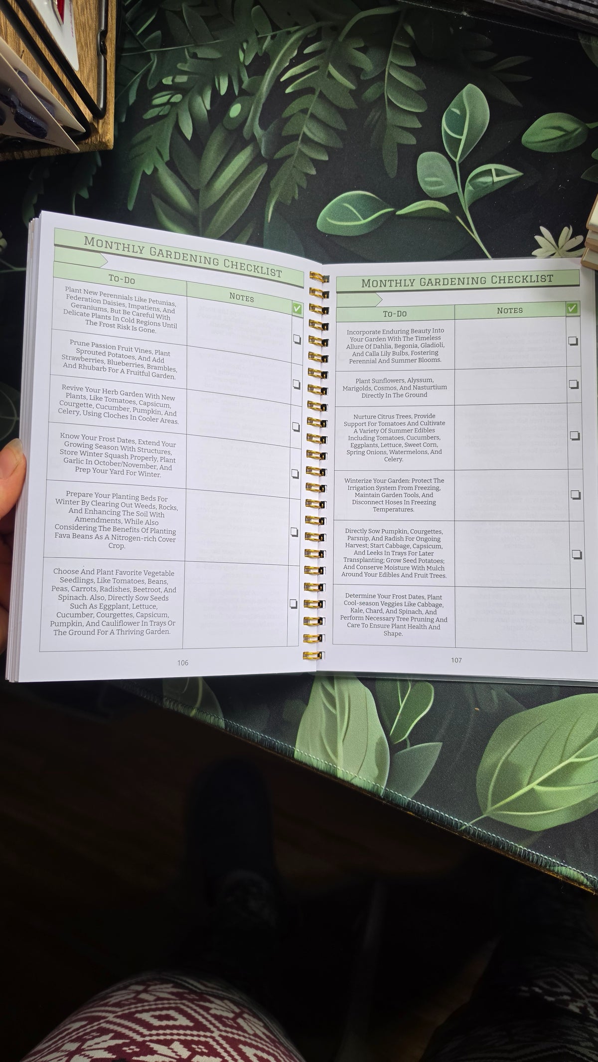 Garden Planner Book