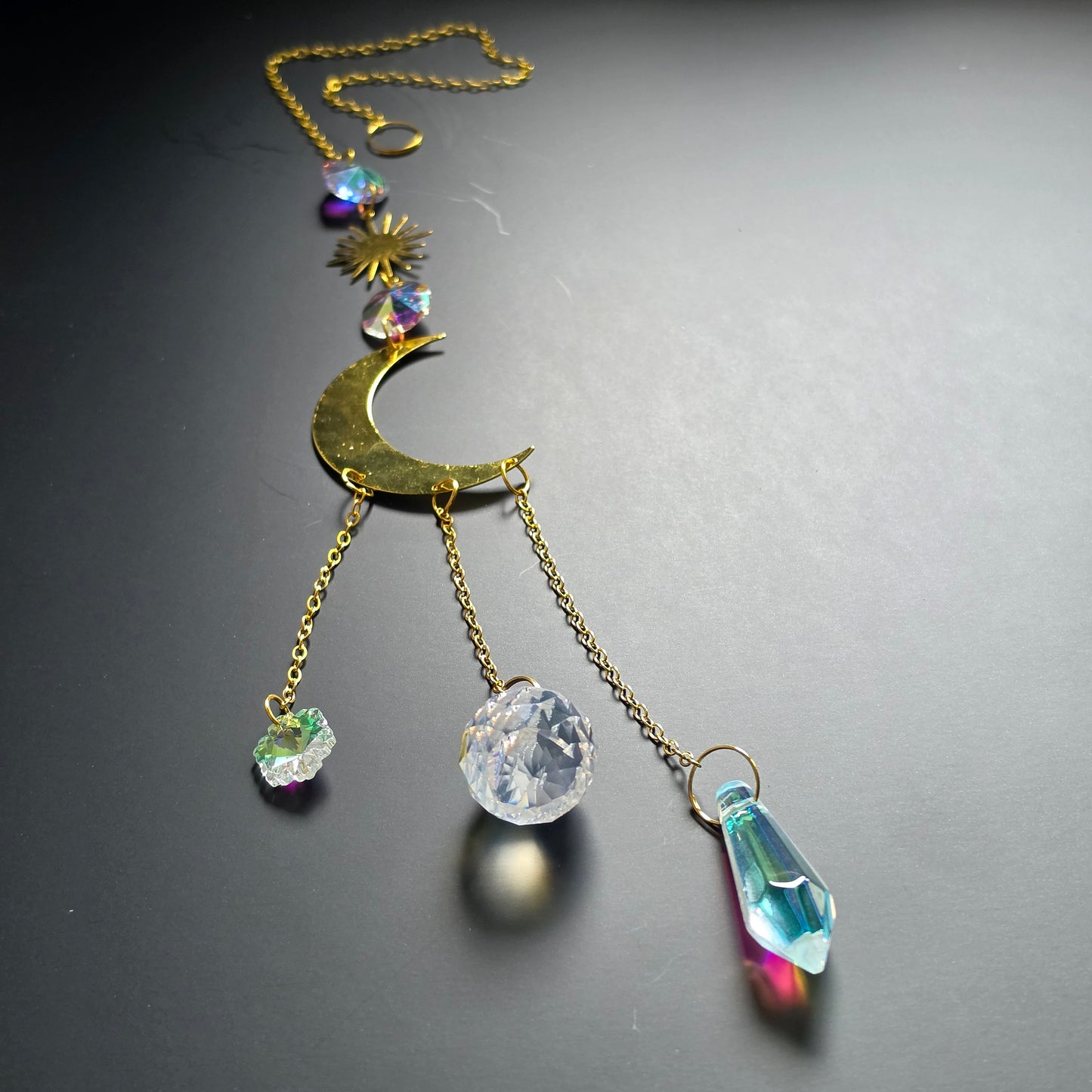 Moon Tripple Suncatcher