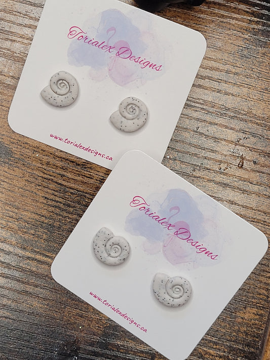 Snail shell studs